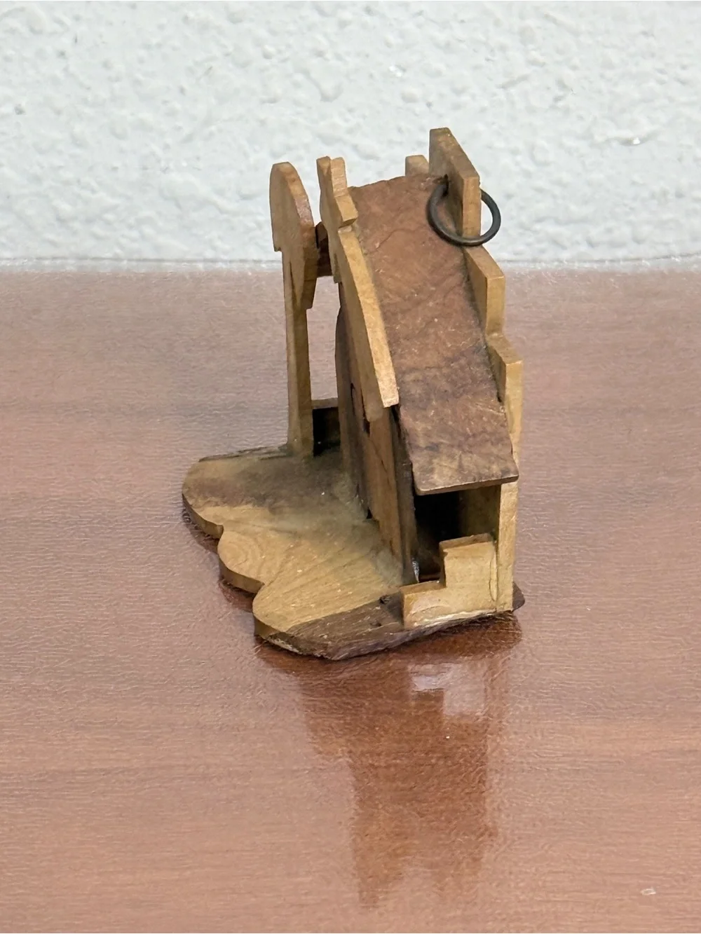 Handcrafted Mini Wooden Nativity Christmas Ornament